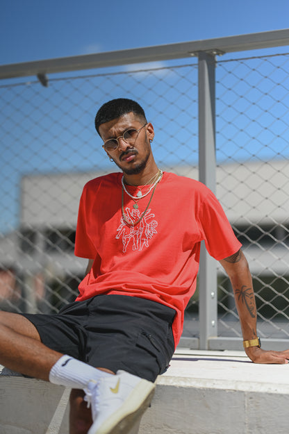 T-shirt trois anges (rouge)